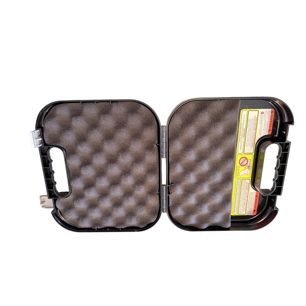 Glock 43 9mm Factory Hard Shell Pistol Case Black Polymer‎ Foam Lined OEM - Picture 4 of 6